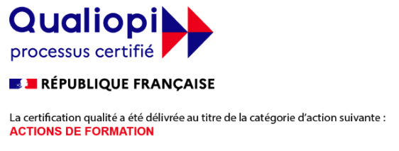 Sinceo - Logotype Certification Qualiopi catégorie Actions de Formation